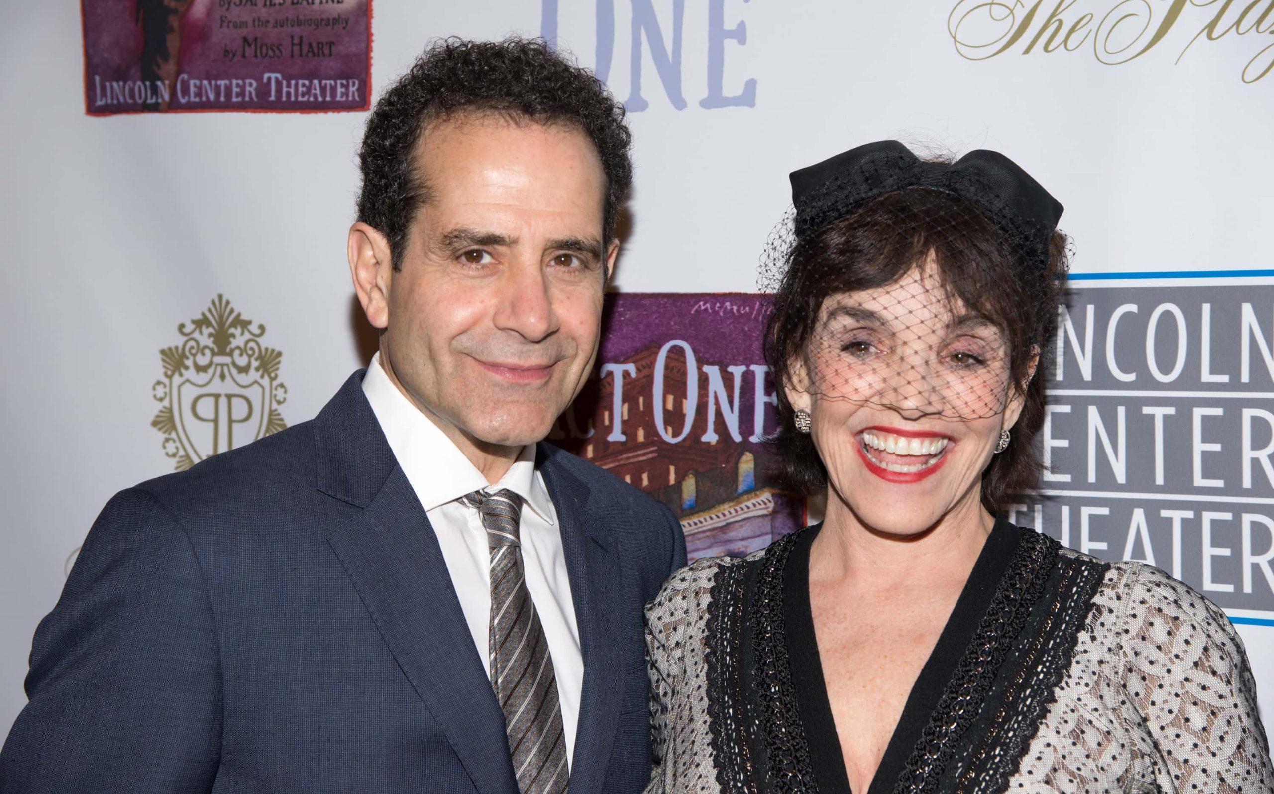 Actors Tony Shalhoub and Brooke Adams at The Plaza Hotel on April 17, 2014, in New York City. (Photo by Mike Pont/Getty Images)