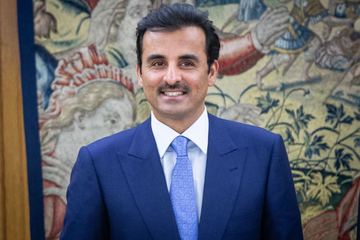 Emir of the State of Qatar, Sheikh Tamim bin Hamad Al Thani ; Image Source: Getty Images | Photo by Paolo Blocco