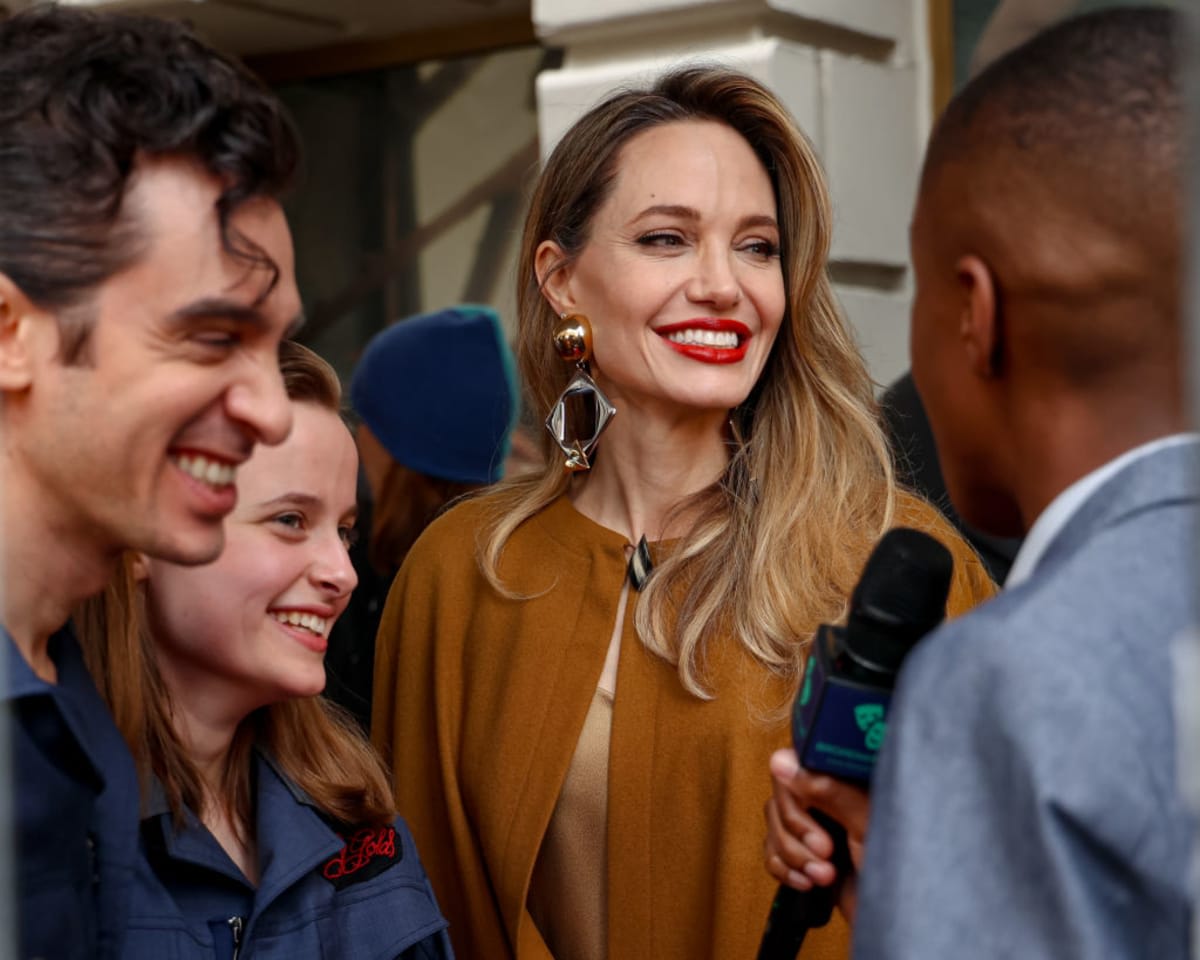 Image Source: Justin Levine, Vivienne Jolie-Pitt and Angelina Jolie are seen attending the opening night of 