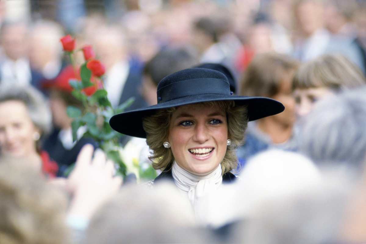 Image Source: Diana, Princess Of Wales, On A Walkabout During A Visit To Munich In Germany. Getty Images | Photo by Tim Graham