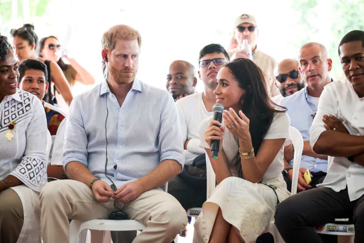 Prince Harry, Duke of Sussex and Meghan, Duchess of Sussex on August 18, 2024 in Cali, Colombia. (Image Source: Getty Images / Photo by Eric Charbonneau)