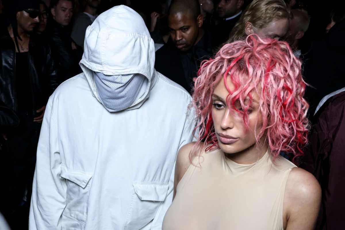 Kanye West and Bianca Censori attend the Prototypes Menswear Spring/Summer 2025 show as part of Paris Fashion Week on June 19, 2024. (Image Source: Lyvans Boolaky/Getty Images)