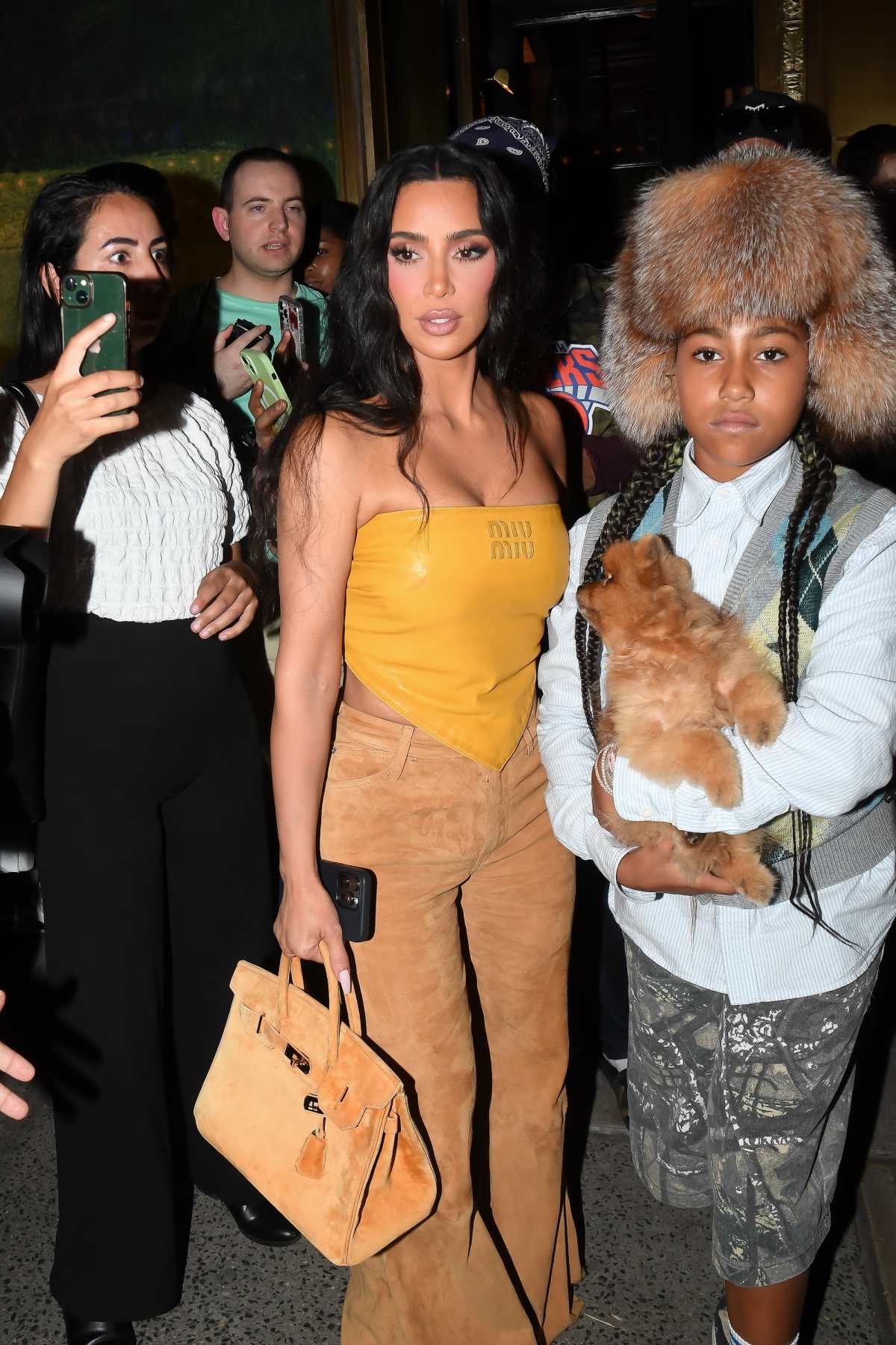 Image Source: Kim Kardashian and daughter North West are seen out for dinner at the Polo Bar on August 14, 2024, in New York City. Getty Images | Photo by Robert Kamau/GC Images