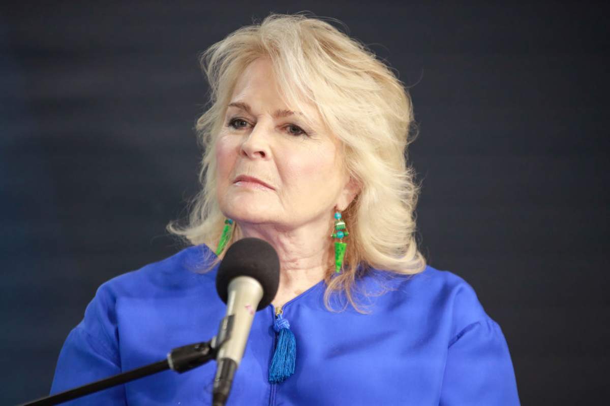 Candice Bergen visited SiriusXM Studios on May 08, 2023, in New York City. (Image Source: Jason Mendez/Getty Images)