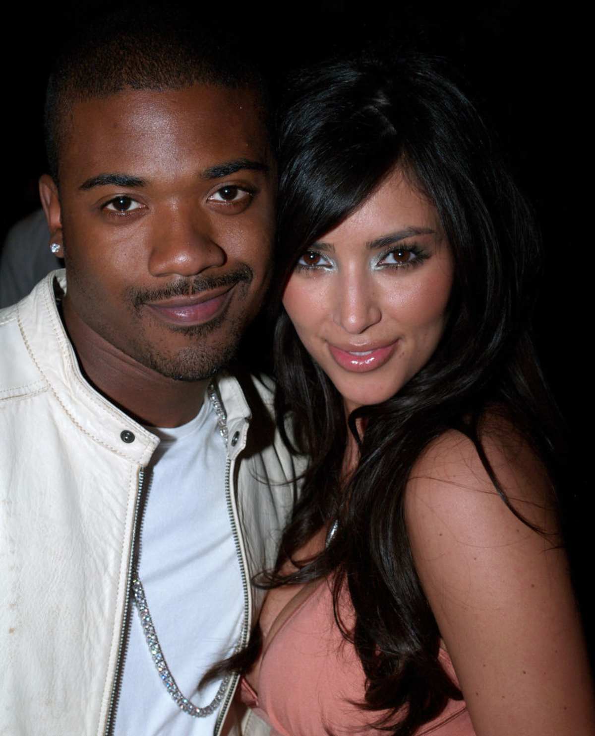 Ray J and Kim Kardashian during Charlotte Ronson's 2006 Fall/Winter Fashion Show and After Party at Roosevelt Hotel in Hollywood, California. (Image Source: Michael Tran/FilmMagic)