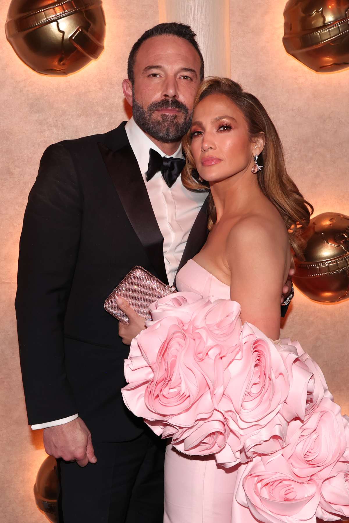 Ben Affleck and Jennifer Lopez at the 81st Golden Globe Awards held at the Beverly Hilton Hotel on January 7, 2024, in Beverly Hills, California. (Image Source: Getty Images | Photo by Christopher Polk)