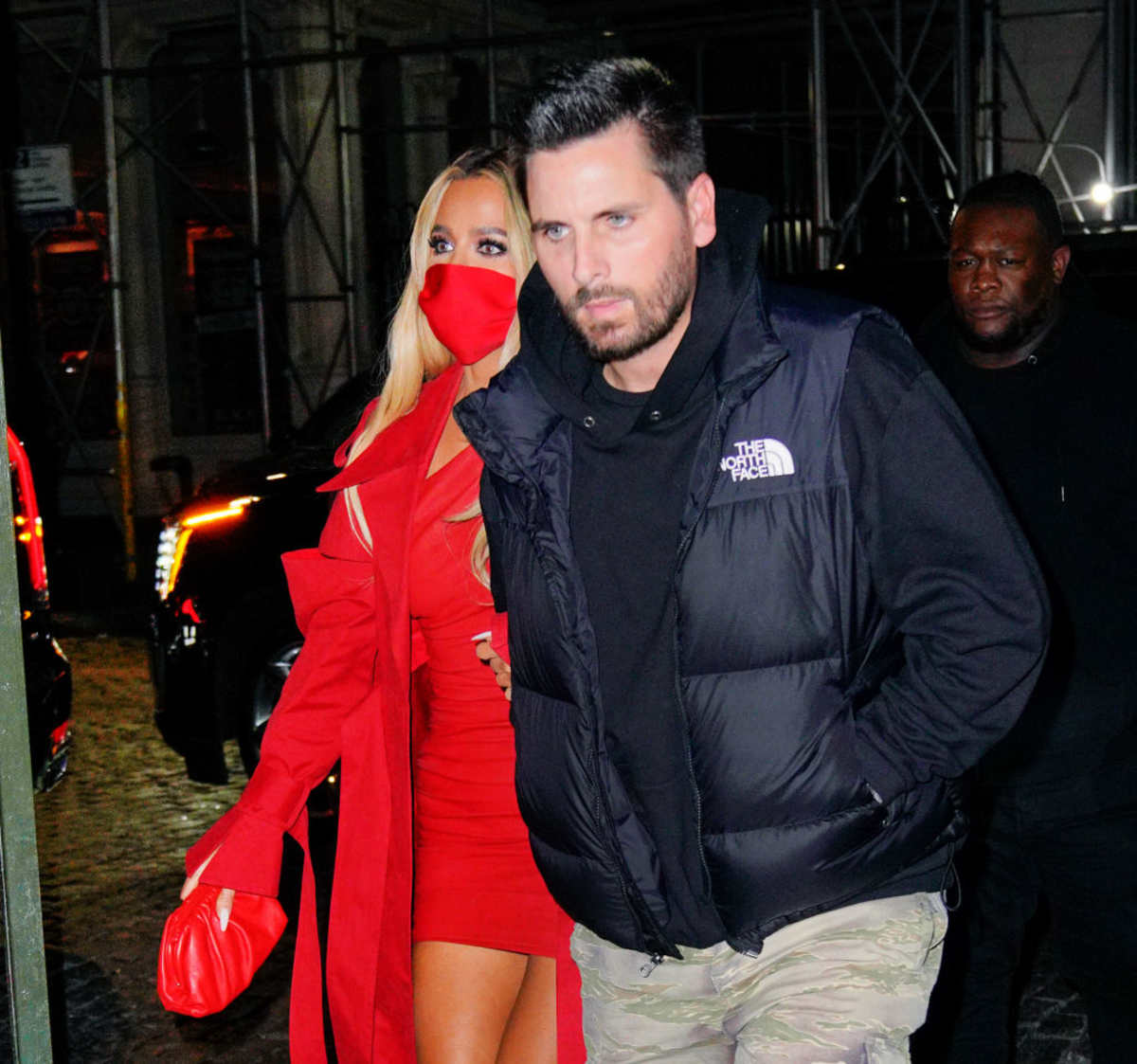 Khloe Kardashian and Scott Disick arrive at the afterparty for 'Saturday Night Live' on October 10, 2021, in New York City. (Image Source: Gotham/Getty images)