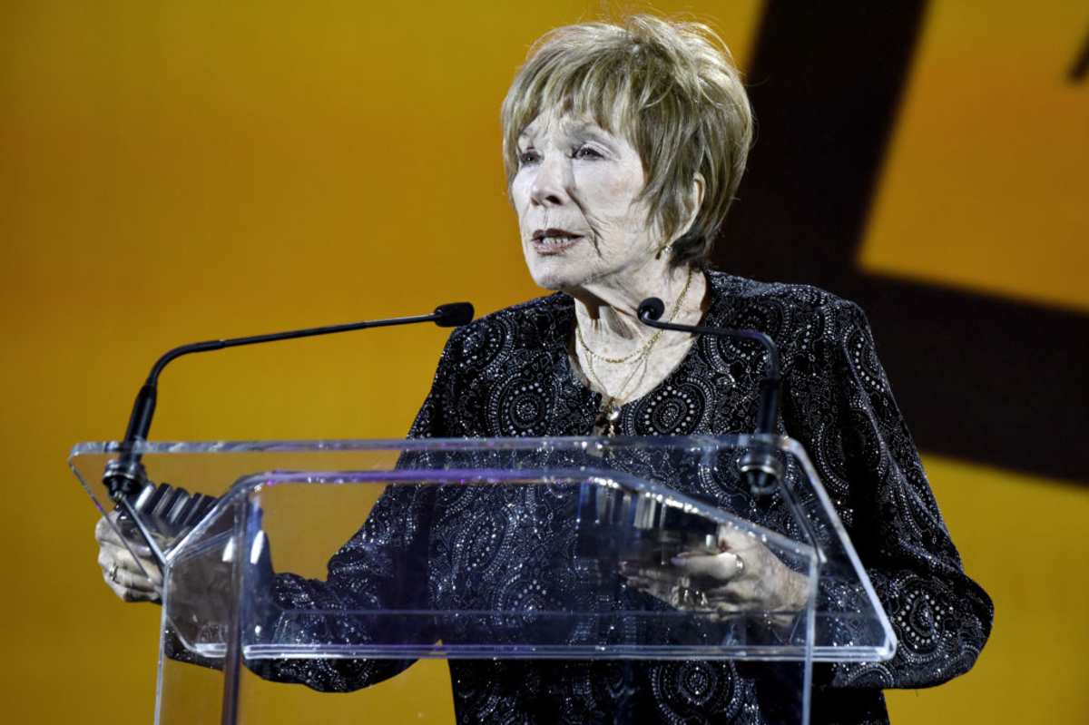 Shirley MacLaine accepts two awards during the 2017 Texas Film Awards at Austin Studios on March 9, 2017. (Image Source: Tim Mosenfelder/Getty Images)