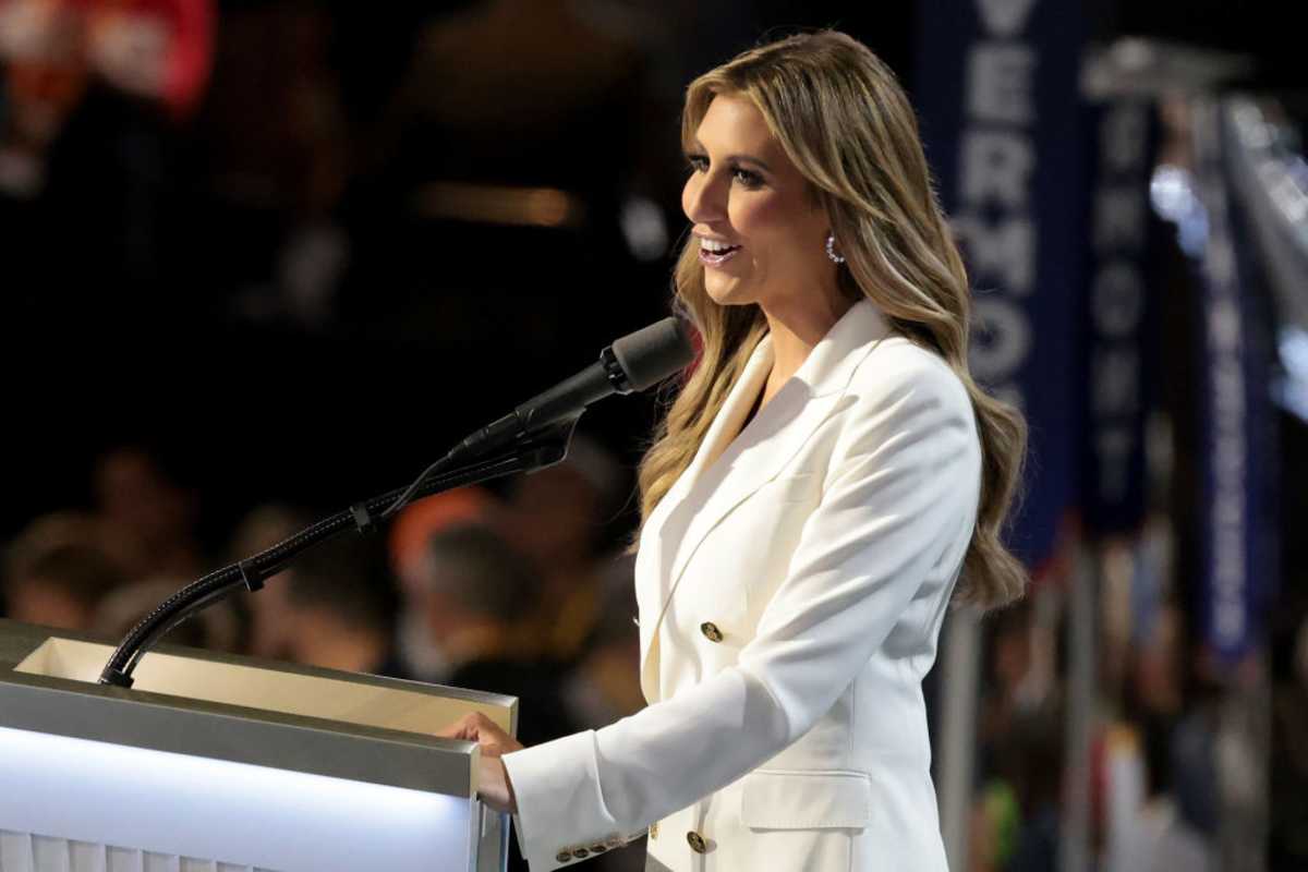 Alina Habba at the Republican National Convention on July 18, 2024, in Milwaukee, Wisconsin. (Image Source: Getty Images | Photo by Scott Olson)