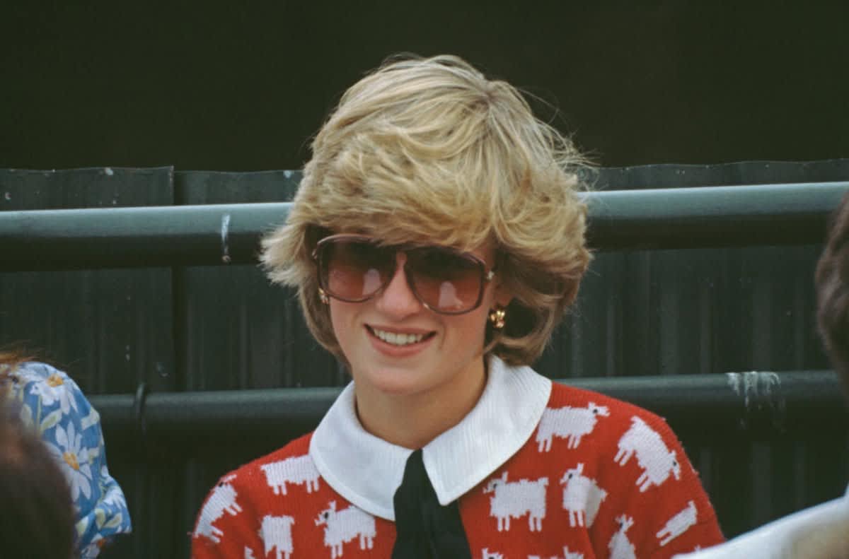 Diana, Princess of Wales attends a polo match at Smith's Lawn, Guards Polo Club, Windsor, June 1983. (Image Source: Getty Images | Photo By Diana Archive)