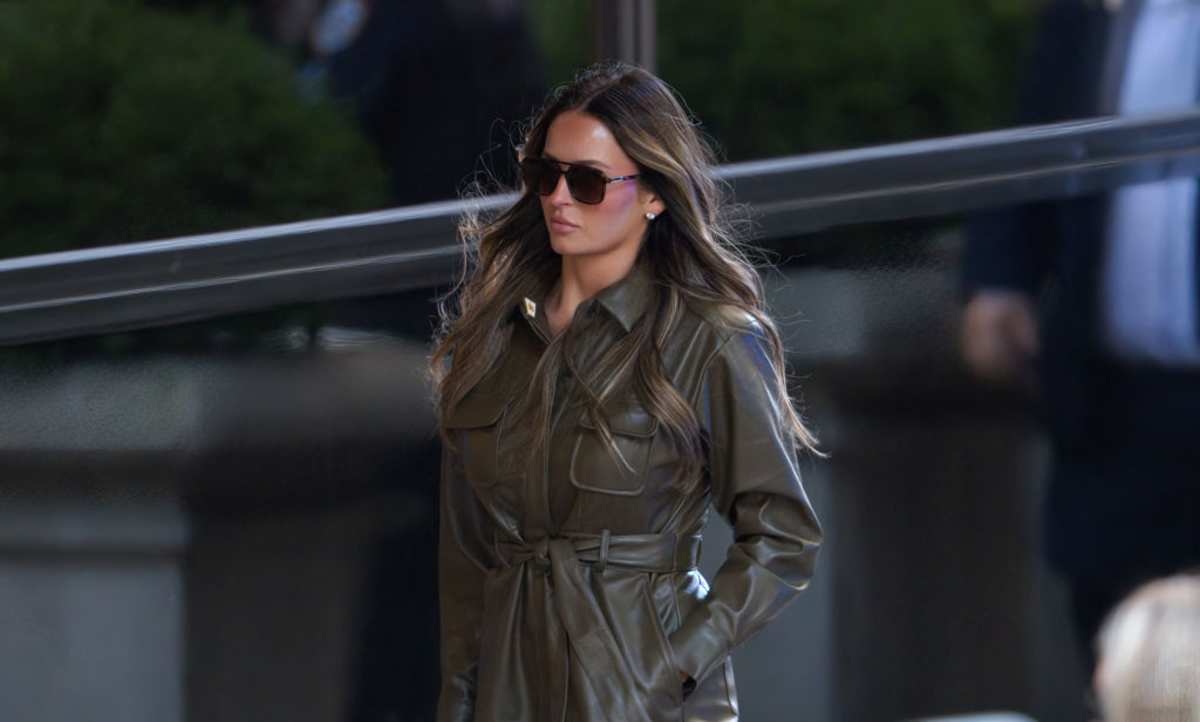 Margo Martin at Trump Tower on October 17, 2023, in NYC. (Image Source: Getty Images| Photo by James Devaney)