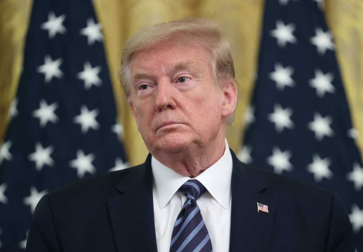 Donald Trump during an event on protecting America’s senior citizens in the East Room of the White House April 30, 2020 in Washington, DC. (Cover Image Source: Photo by Win McNamee/Getty Images)