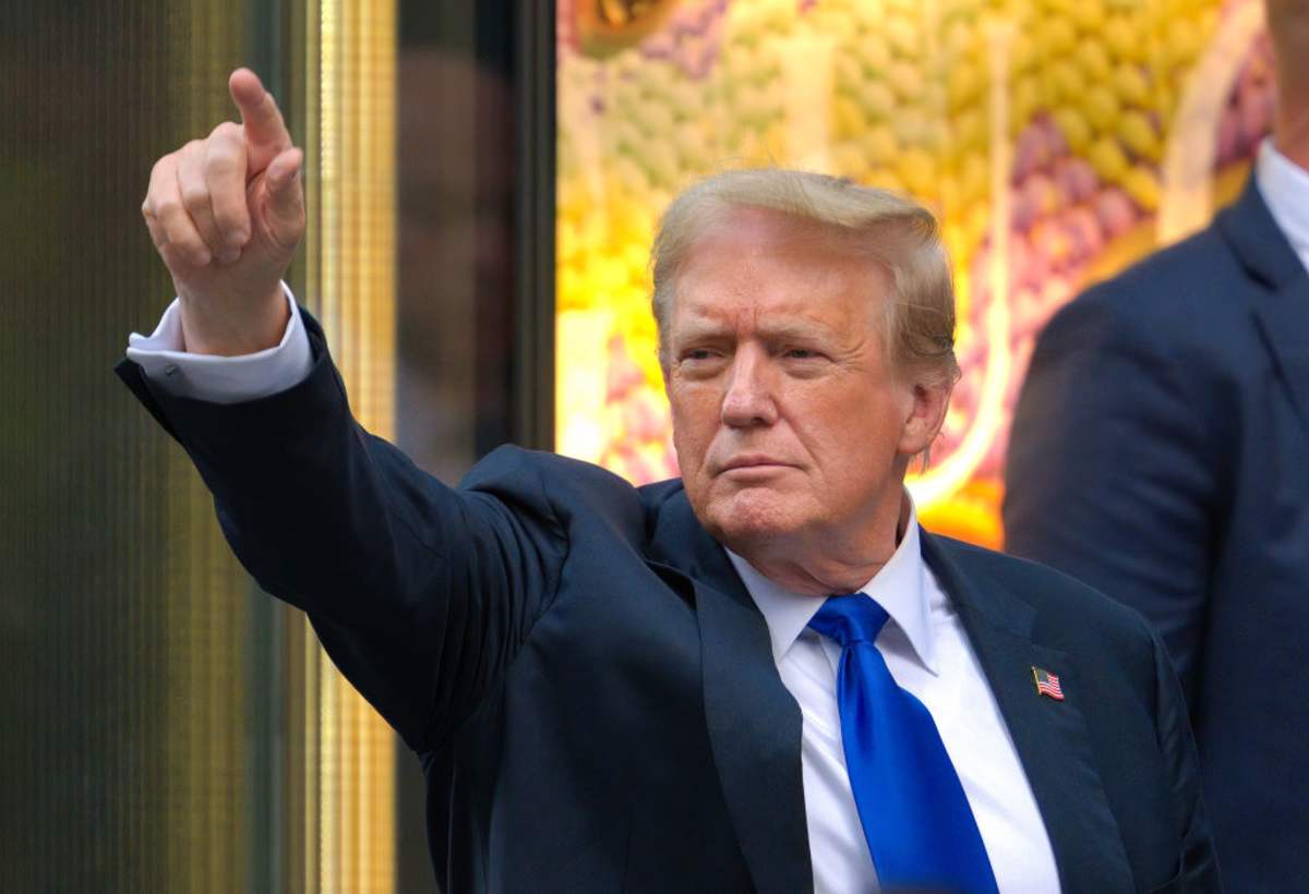 Former U.S. President Donald Trump arrives at Trump Tower on May 30, 2024 in New York City. (Image Source: Getty Images | Photo by James Devaney)