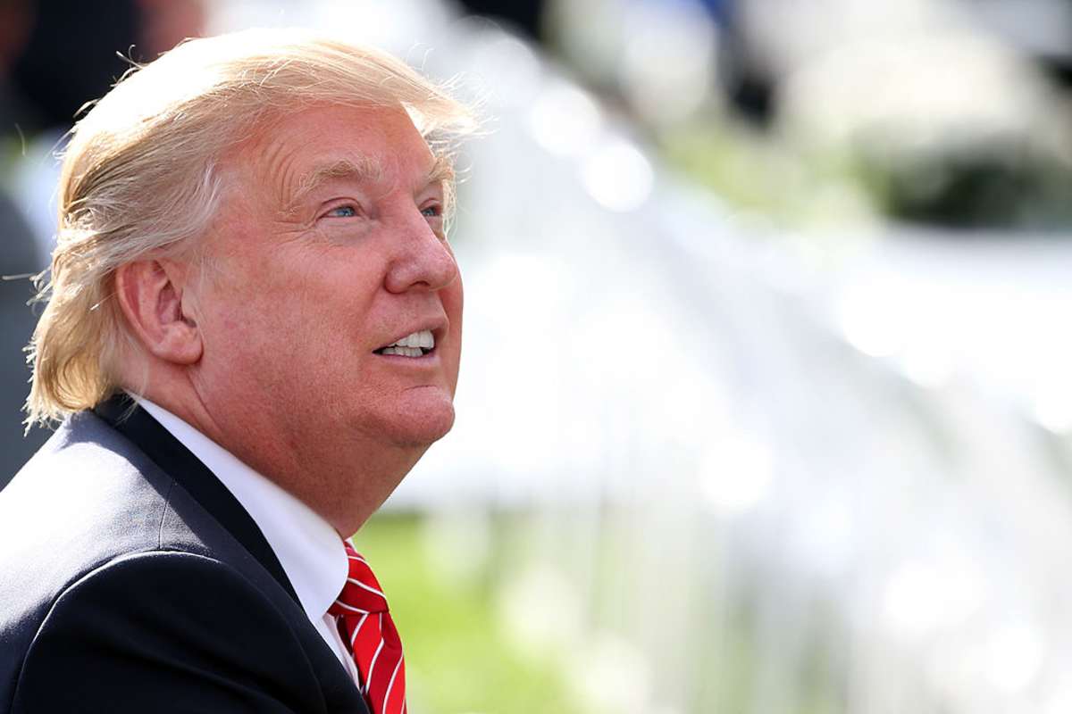 Donald Trump at the Opening Ceremony for the 39th Ryder Cup at Medinah Country Club on September 27, 2012 in Illinois. (Image Source: Getty Images| Photo by Andrew Redington) 