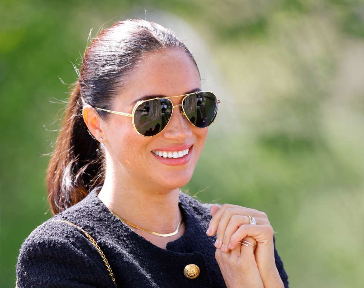 Meghan Markle attends the Land Rover Driving Challenge, on April 16, 2022, in the Netherlands. (Image Source: Getty Images | Photo By Max Mumby)