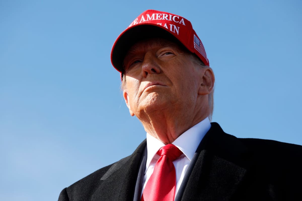 Donald Trump at the campaign rally at Lancaster Airport on November 03, 2024. (Cover Image Source: Getty Images | Photo By Chip Somodevilla)