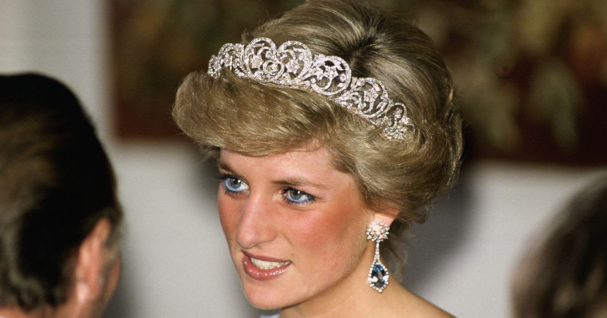 Diana, Princess of Wales attending a banquet in Munich, She is wearing the Spencer tiara. Cover Image Source: Getty Images | Photo by Tim Graham