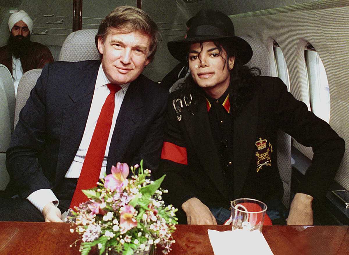 Donald Trump and Michael Jackson (Image Source: Photo by Donna Connor / Getty Images)