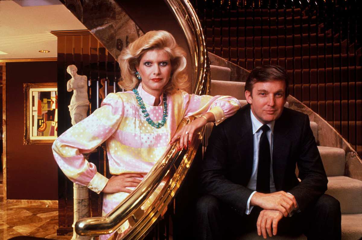 Ivana and Donald Trump 1st January 1990. (Image Source: Getty Images| Photo by Bob Sacha)