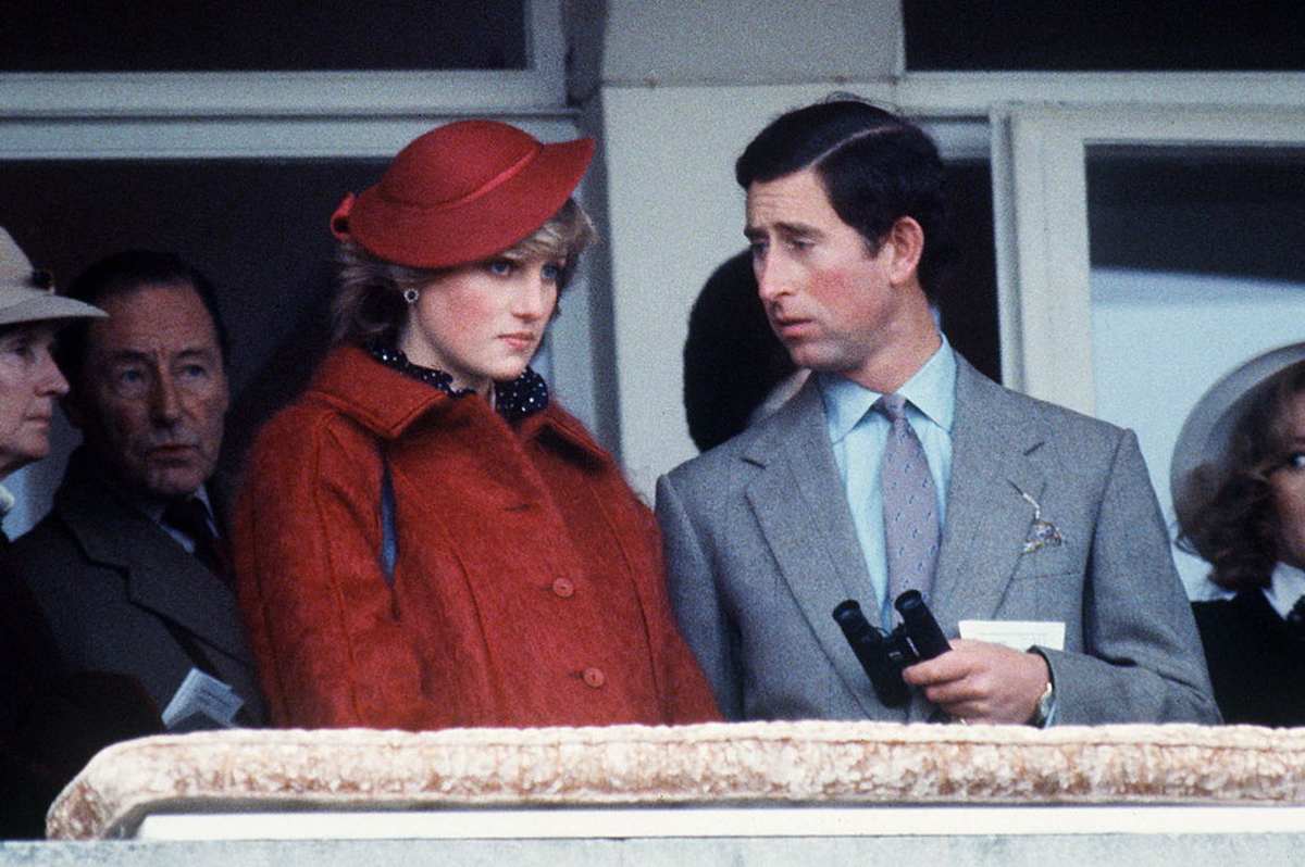 Princess Diana & Prince Charles at Cheltenham Races on 17th March 1982. (Image Source: Getty Images| Photo by Tim Graham Photo Library)