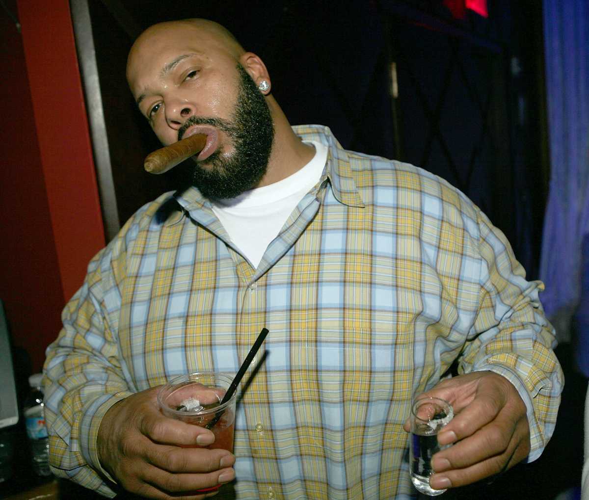 Music producer Suge Knight attends the Belvedere Ultra Lounge Day 4 At Club OPM. Image Source: Getty Images | Photo by Chad Buchanan