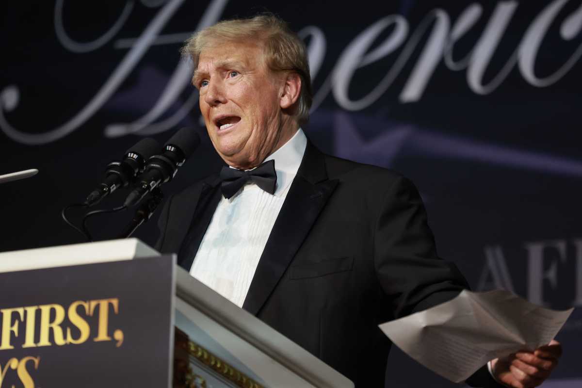 President-elect Donald Trump speaks at the America First Policy Institute Gala held at Mar-a-Lago on November 14, 2024, in Palm Beach, Florida. (Image Source: Getty Images | Photo by Joe Raedle)