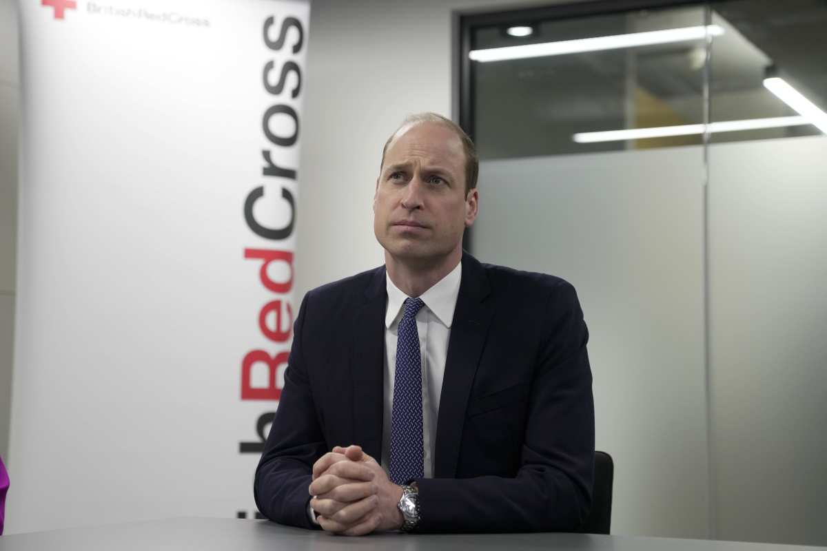 Prince William, The Prince of Wales, listens as he visits the British Red Cross at British Red Cross HQ on February 20, 2024, in London, England. (Cover Image Source: Getty Images | Photo by Kin Cheung - WPA Pool)