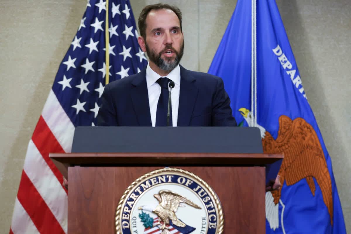 Jack Smith at the Justice Department on August 1, 2023, in DC. (Image Source: Getty Images | Photo by Alex Wong)