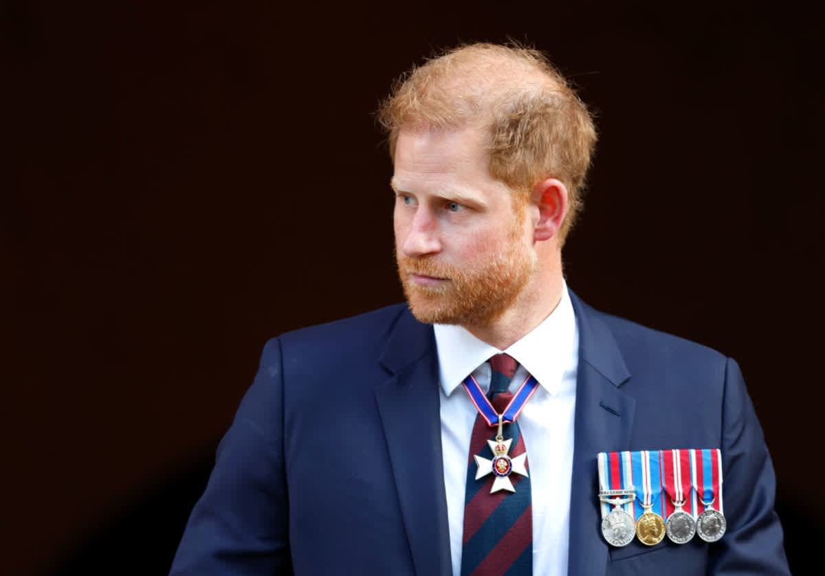 Prince Harry attends The Invictus Games Foundation 10th Anniversary Service at St Paul's Cathedral on May 8, 2024 in London, England.  (Image Source: Max Mumby/Getty Images)