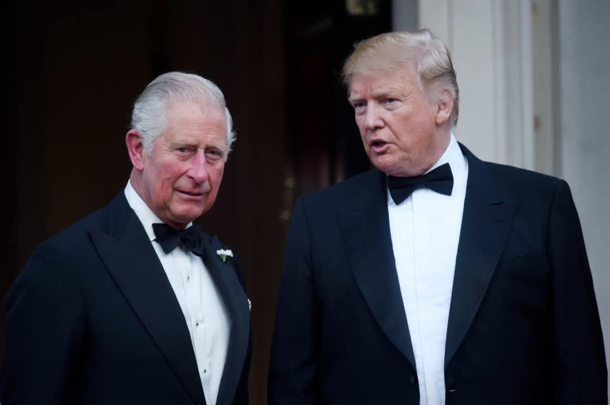 Donald Trump and Prince Charles at a dinner on June 04, 2019 in London. (Image Source: Getty Images | Photo by Peter Summers)