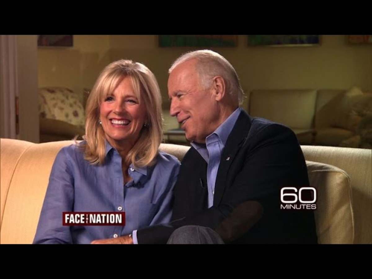 Screenshot of Joe Biden with wife Jill Biden from their '60 Minutes' interview. (Cover Image Source: YouTube | 60 Minutes)