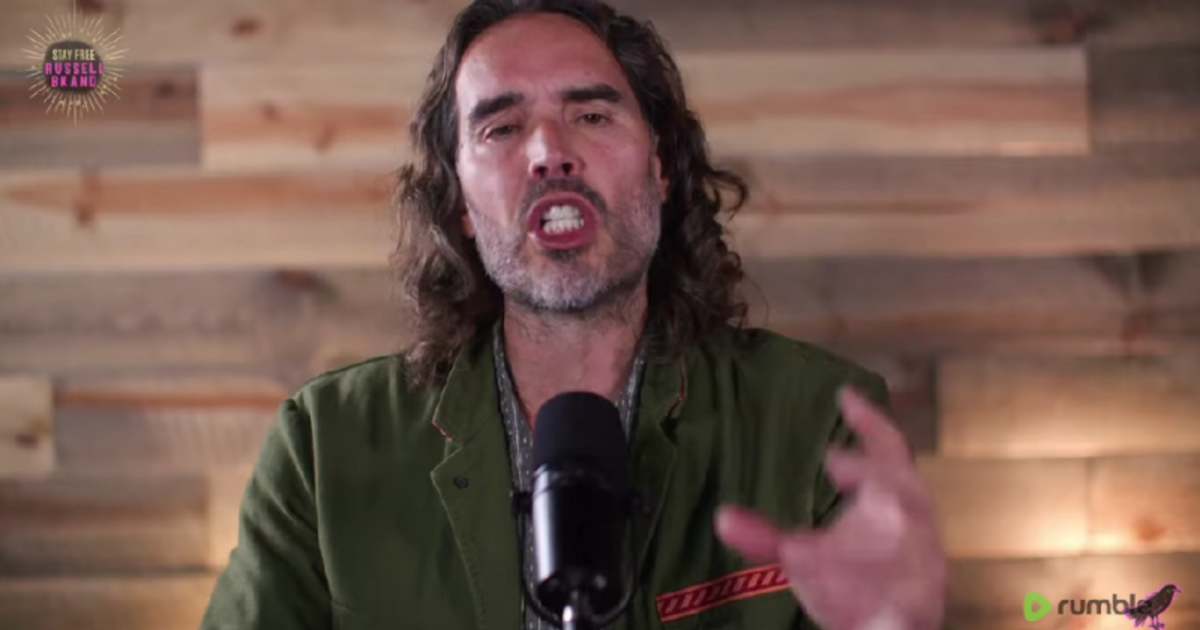 Russell Brand talks in his latest YouTube video. (Image Source: YouTube | Photo By @RussellBrand)