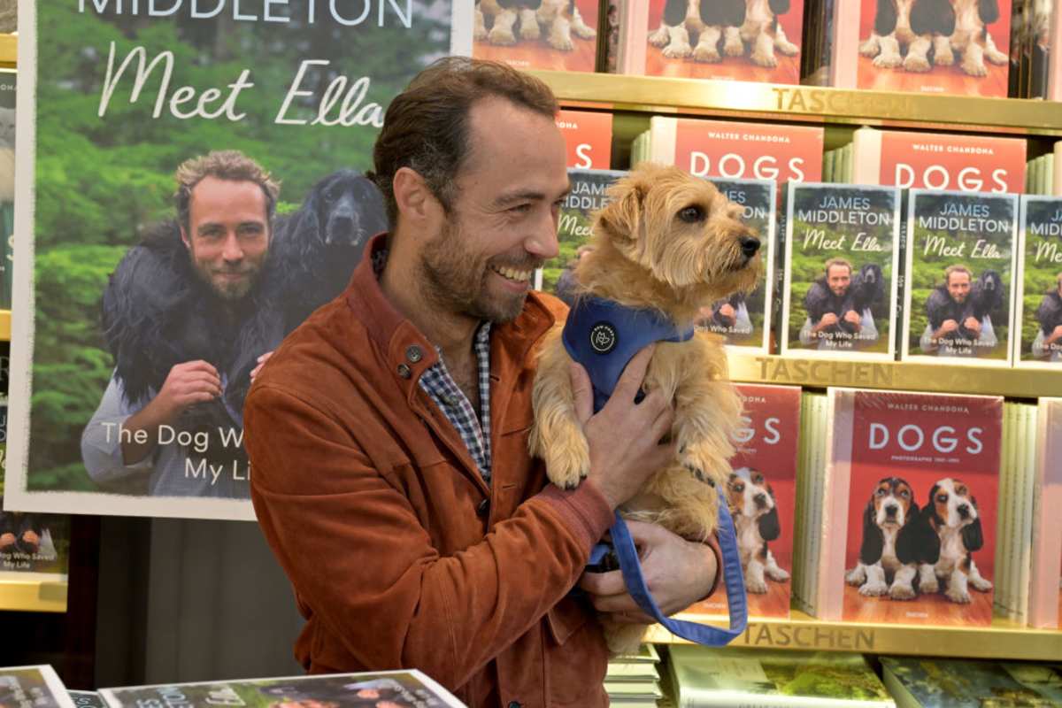 James Middleton attends his book launch 