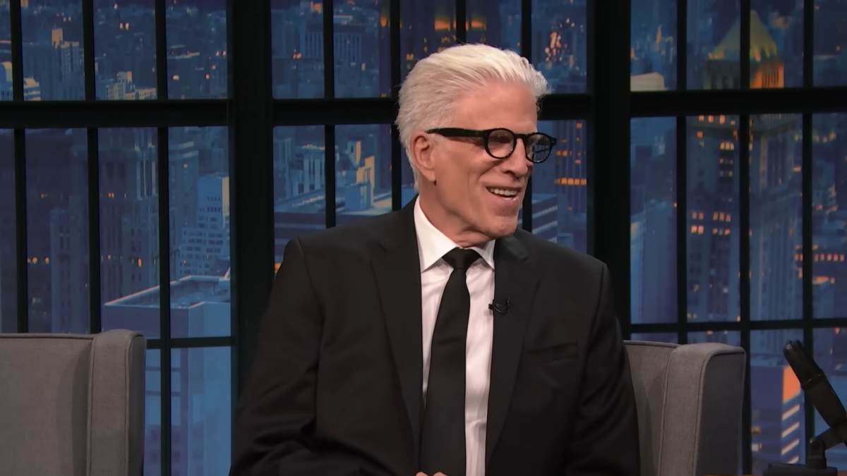 Ted Danson in an interview with Seth Meyers. (Image Source: YouTube | 'Late Night with Seth Meyers')