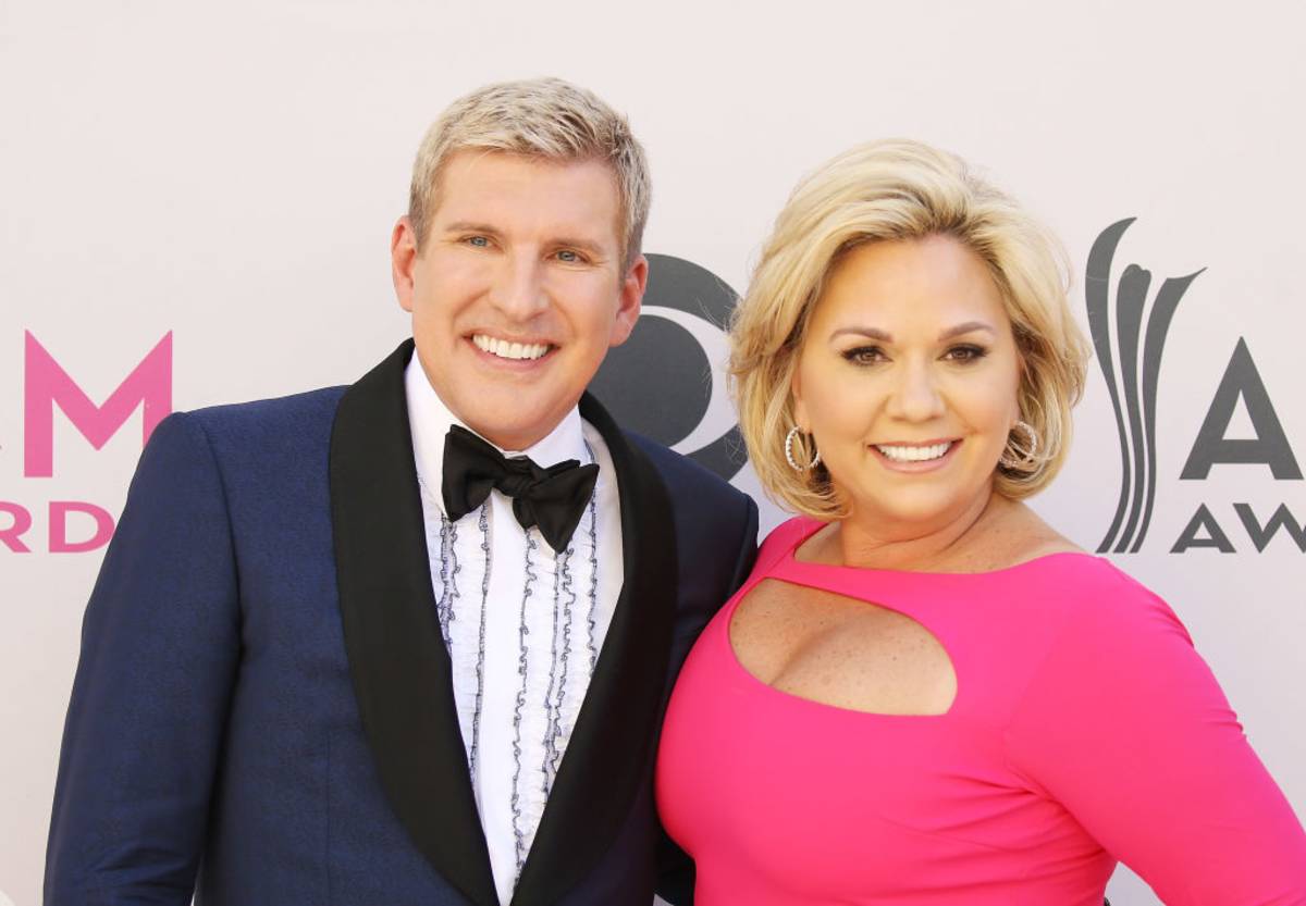 Todd Chrisley and Julie Chrisley arrive at the 52nd Academy of Country Music Awards held at T-Mobile Arena on April 2, 2017 in Las Vegas. (Image Source: Getty Images | Photo by Michael Tran)