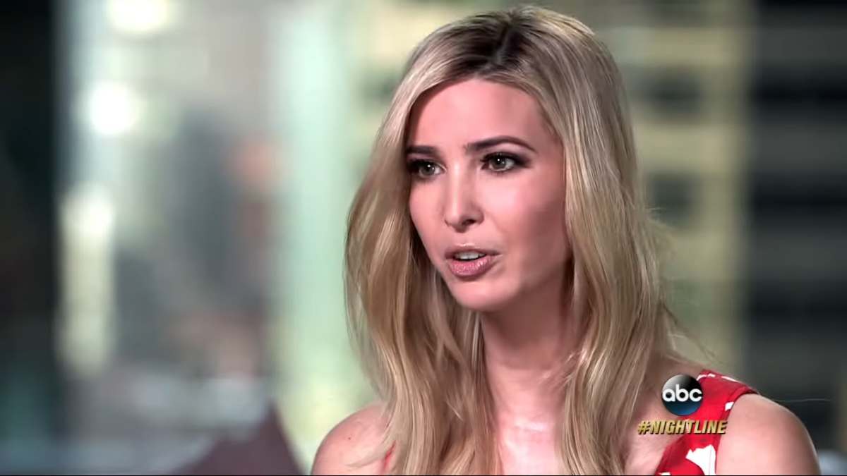 Ivanka Trump gives an interview after Donald Trump's 2016 victory. (Image Source: YouTube | ABC News)