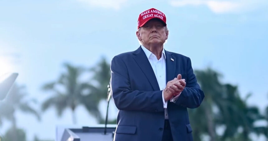 Donald Trump At Trump National Doral Miami in July 2024