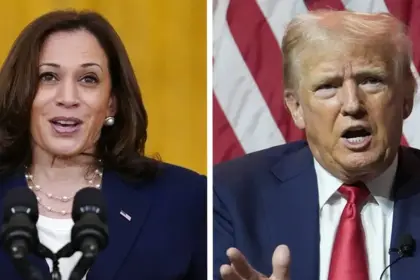 Kamala Harris and Donald Trump