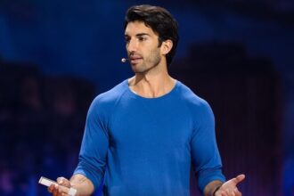 Justin Baldoni at a TED talk