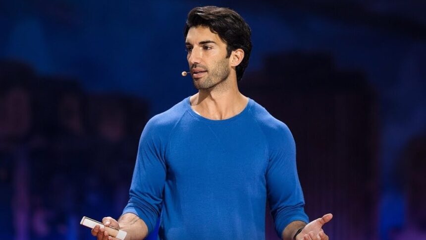 Justin Baldoni at a TED talk