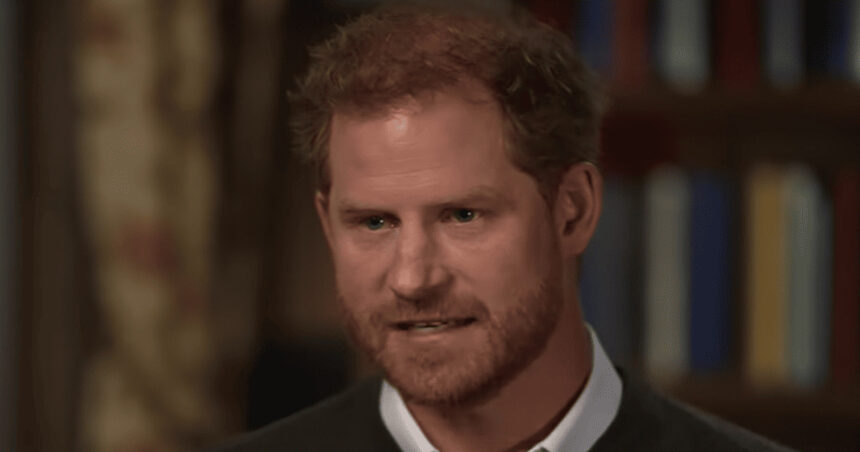 Prince Harry at the 60 Minutes Interview