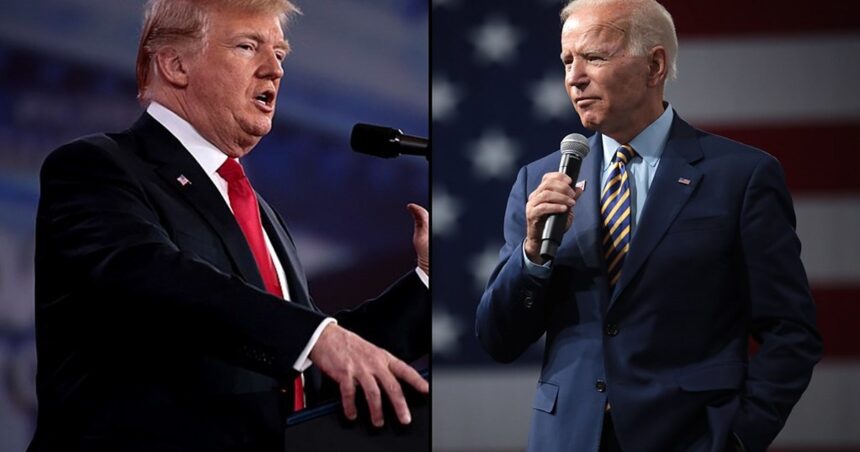 Donald Trump and Joe Biden