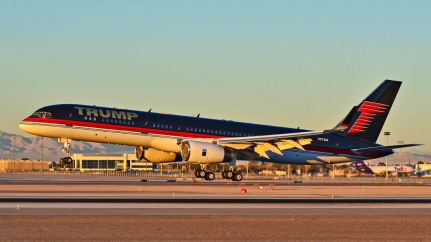 Trump's Gold Plated Boeing 757 Cover Image