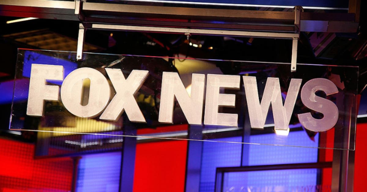 The FOX News logo at FOX Studios on August 16, 2011 in New York City (Image Source: Getty Images | Photo By Andy Kropa)