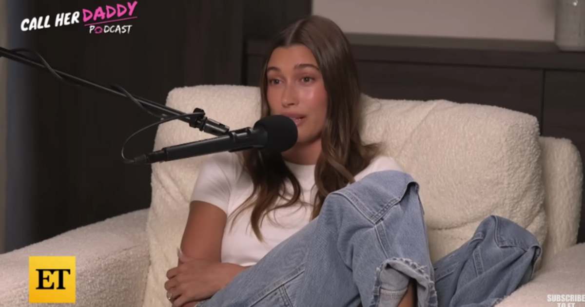 During her appearance on Spotify’s 'Call Her Daddy' podcast, Hailey Bieber opens up about what goes on behind closed doors with Justin Bieber. (Image Source: YouTube | Photo By @EntertainmentTonight)