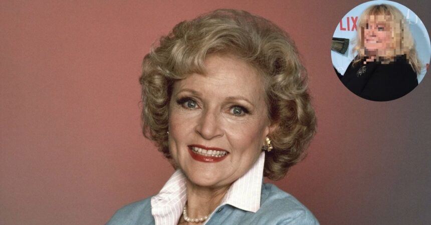 Betty White and (inset) the actor she insulted