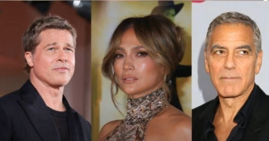 Brad Pitt, JLo & Clooney