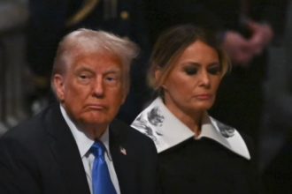 Donald Trump & Melania Trump at Carter's Funeral.