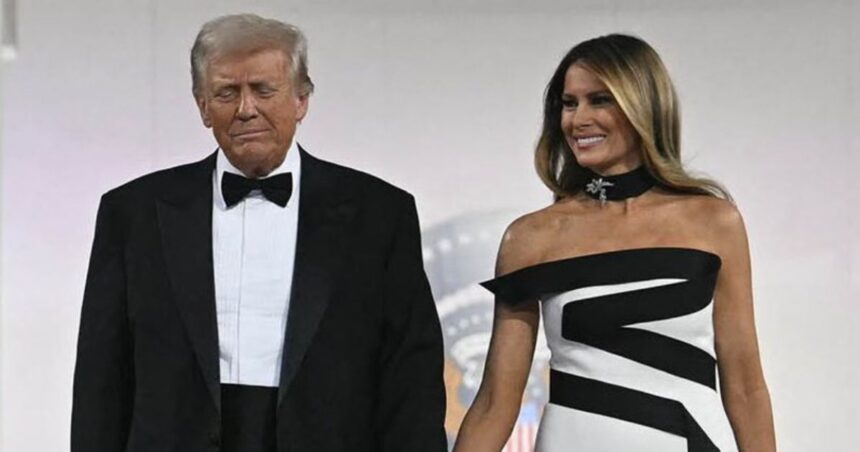 Donald Trump and Melania Trump outfits