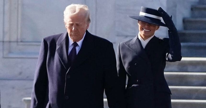 President Donald Trump and First Lady Melania Trump